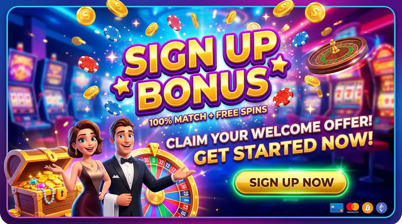Magic Reels casino sign up bonus